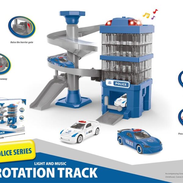 სათამაშო პარკინგი განათებით,მუსიკით (police)