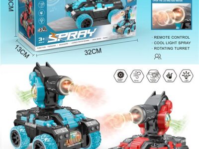 პულტიანი მსროლე მანქანა სპრეით(5 ფუნქცია) usb