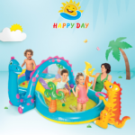 დინოზავრების სამყარო გასართობი წყლის აუზი - ცენტრი 333*229*112