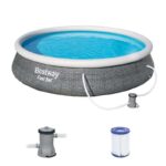 გასაბერი აუზი ფილტრით 396х84 სმ 7340 ლიტრი Bestway 57376 - Image 2