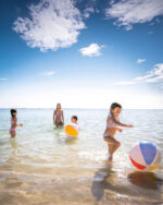 გასაბერი ბურთი ზოლიანი  51სმ INTEX (59020) - Image 2