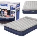 გასაბერი ლეიბი 152x203x36სმ. ჩამონტაჟებული ნასოსით, (67725) BESTWAY