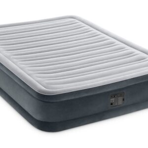 გასაბერი ლეიბი ჩამონტაჟებული ნასოსით, 137X191X33 სმ, INTEX (67768)