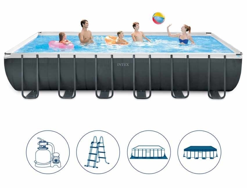 intex-swimming-pool-26364-ex-26362-ultra-large-rectangular-frame-732x366x132-1-outdoor-3 კარკასული აუზი 732×366×132 სმ, Intex ultra frame 26364 - Image 1