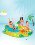 გასაბერი წყლის აუზი - ცენტრი"დინოლენდი"  191*152*58  (INTEX) 57166