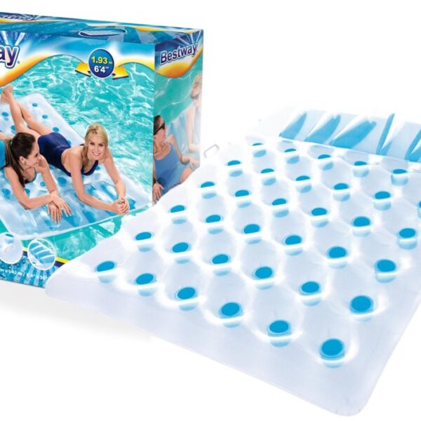 Bestway – გასაბერი ლეიბი მასაჟორი 193*142  (180 კილომდე) 2 კაციანი