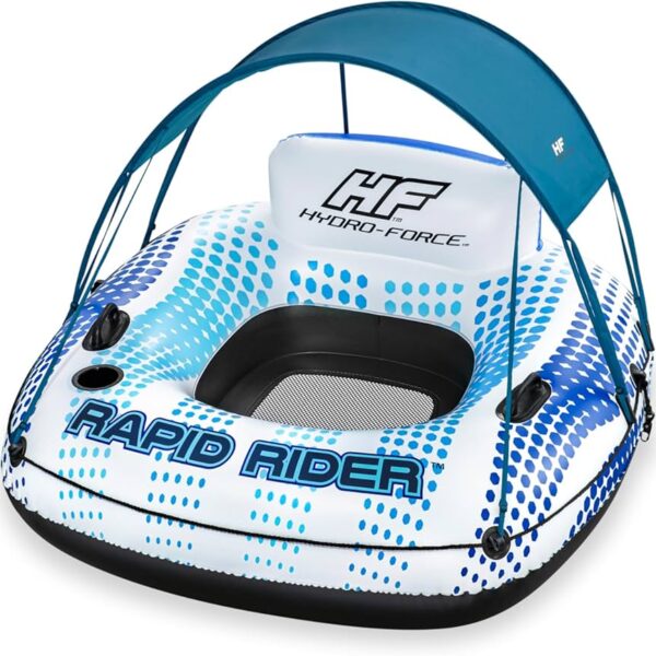 Bestway – გასაბერი კამერა ლეიბი ტენტით"Rapid Rider" 137*137 (100კილომდე)
