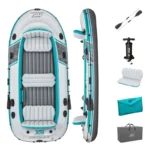 Bestway – ნავი 5 კაციანი"Adventure Elite X5 Raft Set" 364*166*45 (600 კილომდე)
