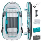 Bestway –  ნავი 4 კაციანი "Adventure Elite X4 Raft Set" 315*165*41,5 (500 კილომდე)