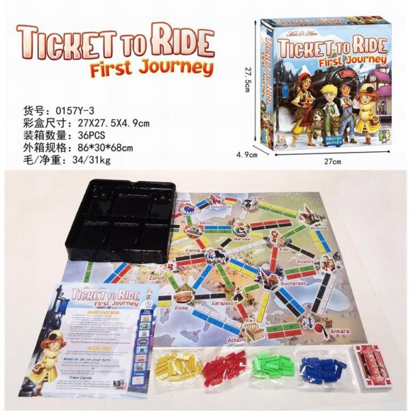 გასართობი თამაშიTICKET TO RIDE