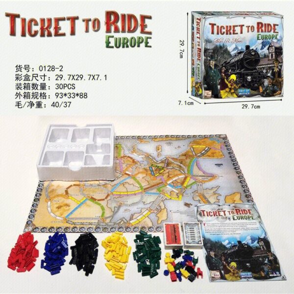 გასართობი თამაში TICKET TO RIDE