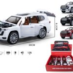 ავტომოდელი(რეპლიკა )TOYOTA LAND CRUISERLC3000 ხმოვანი და განათებით 1:24