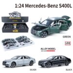 ავტომოდელი(რეპლიკა )MERCEDES-BENZ S400L ხმოვანი და განათებით 1:24