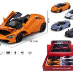 ავტომოდელი(რეპლიკა ) SCALE MCLAREN 720S ხმოვანი და განათებით 1:24