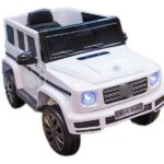 ბავშვის ელექტრო ჯიპი G-Class (თეთრი)