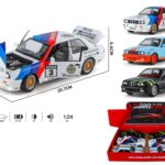 ავტომოდელი(რეპლიკა )BMW M3 1987 წ ხმოვანი და განათებით 1:24