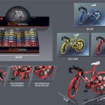 ველოსიპედი (რეპლიკა)CRAZY BICYCLE TT 1:36