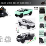 ავტომოდელი(რეპლიკა )TESLA CYBERTRUCK ხმოვანი და განათებით 1:24