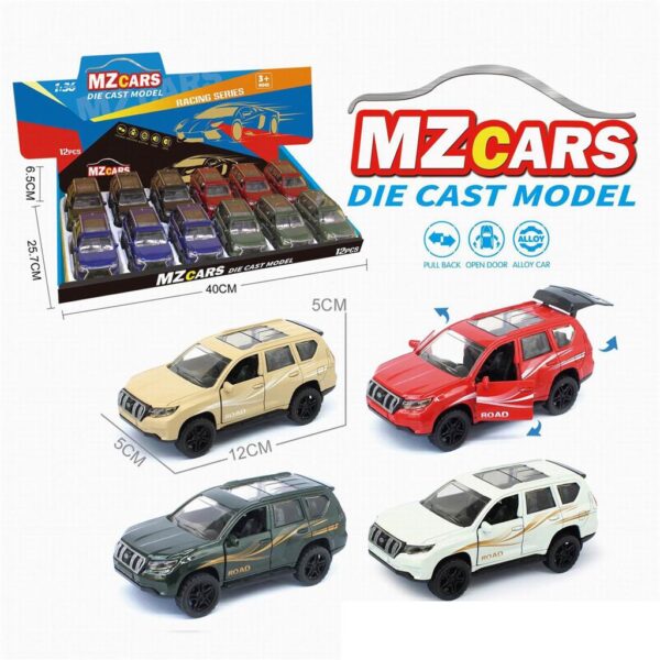 ავტომოდელი(რეპლიკა )TOYOTA LAND CRUISER PRADO ხმოვანი და განათებით 1:36
