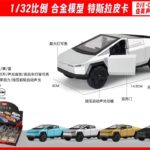 ავტომოდელი(რეპლიკა ) TESLA CYBERTRUCK ხმოვანი და განათებით 1:32