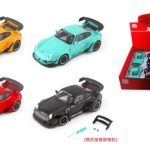 ავტომოდელი(რეპლიკა )PORSCHE RWB ხმოვანი და განათებით 1:22