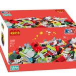ასაწყობი კუბიკები DIY ყუთში 600ც