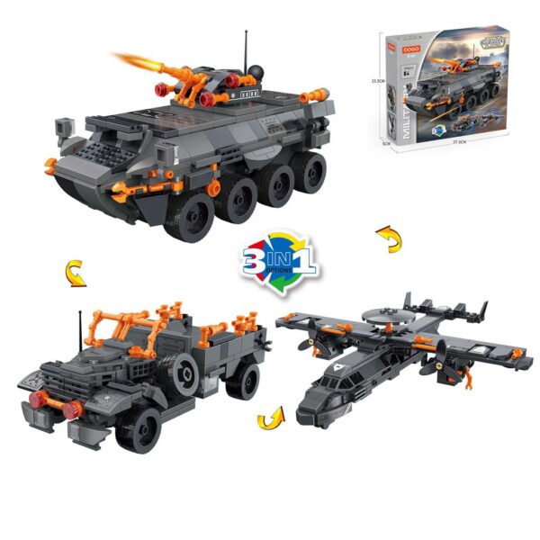 კონსტრუკტორი COGO military tank(325ც)3/1