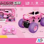 პულტიანი მანქანა  pink girl bigfoot car