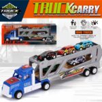 მექანიკური CITY TRUCK (5 მანქანა)ლურჯი
