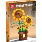 ასაწყობი კონსტრუკტორი FLOWER POTTED (320ც) SUNFLOWER