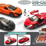საკოლექციო შენადნობის სუპერკარი 1:32 McLaren P1 სტილში, გახსნადი კარებით